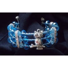 Sitting Owl Cuff Bracelet